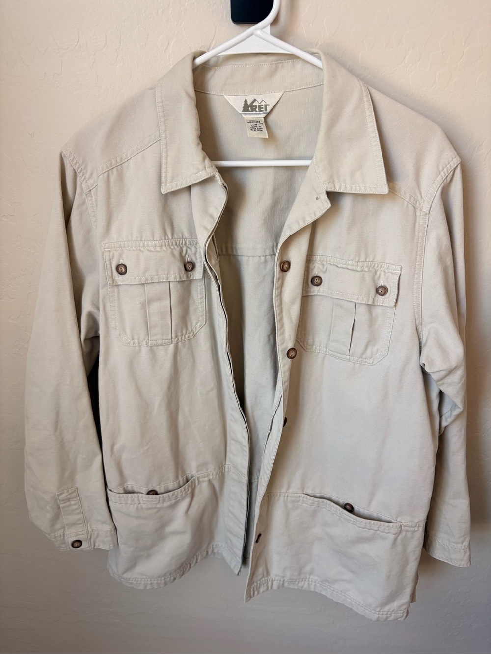 REI Women's Light Beige Utility Field Jacket